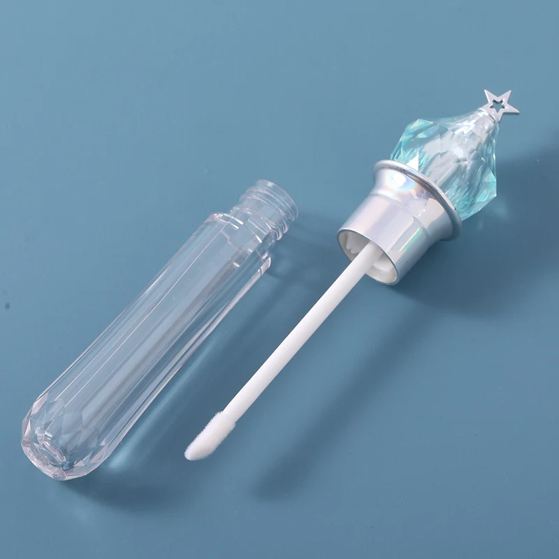 Little Girl Lip Gloss Tubes With Wands Wholesale,5ml Pink Frosted Lip