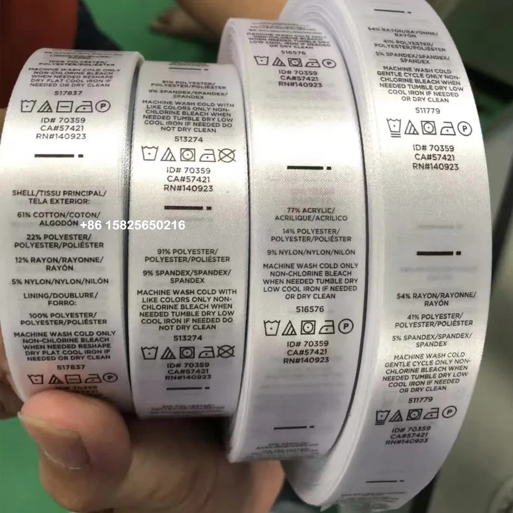 Flexo Textile Label Polyester Satin Ribbon Nylon Printing Machine Press