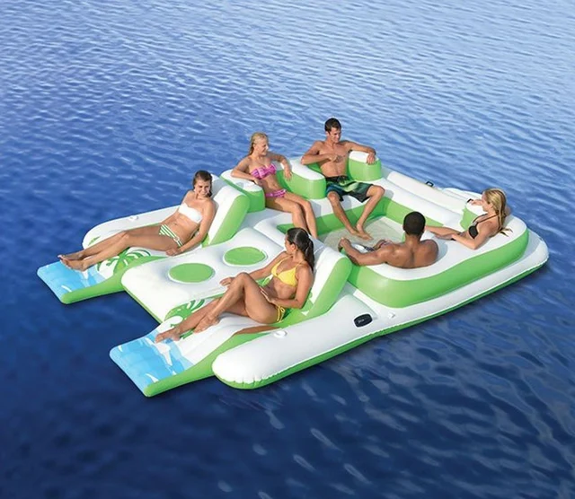 plage parc Waitiee durable imperm/éable /à l/’eau longue gonflable /étanche Lightweight Polyester Air Sofa ext/érieur avec oreiller pour Camping jardin