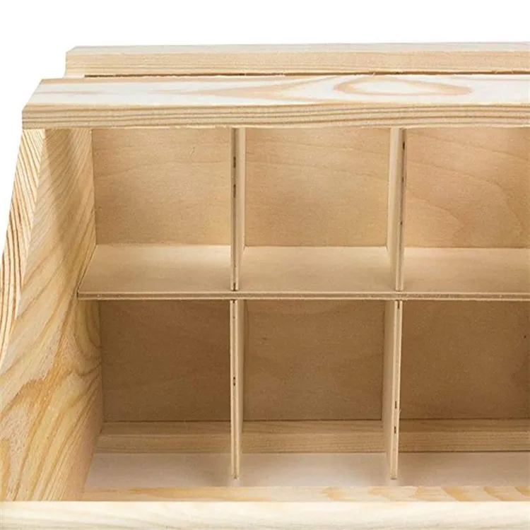 wood box wine 6 bottles