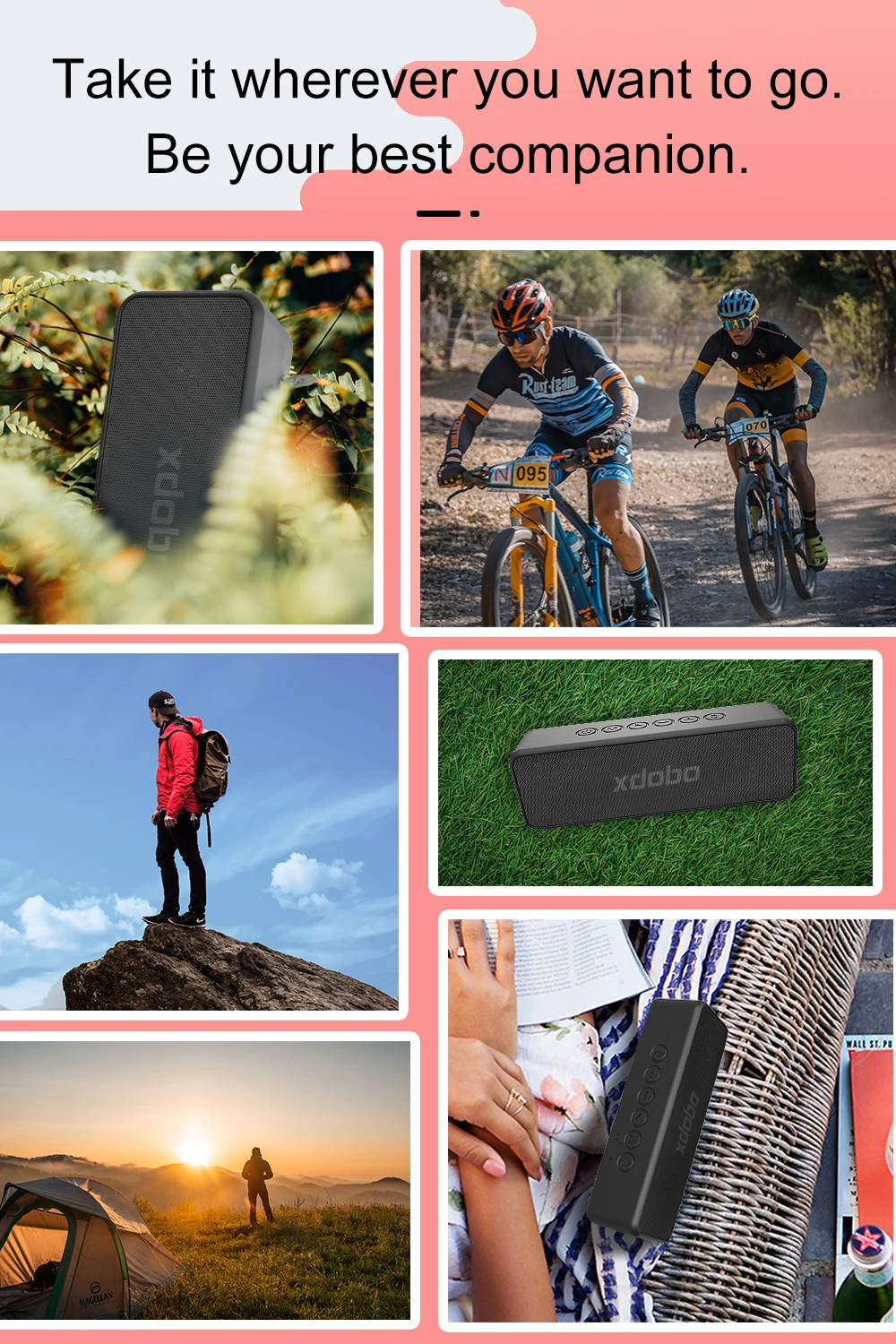 2021 XDOBO Voice Assistant Waterproof BT Portable Outdoor Speaker Super Quality Bluetooth Wireless Speaker - ANKUX.COM