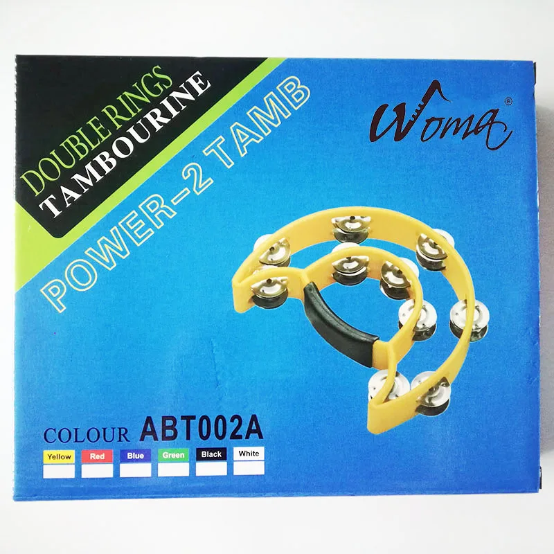 Musical Instrument Flower Shape Tambourine Puzzle Toy Jingle Wholesale