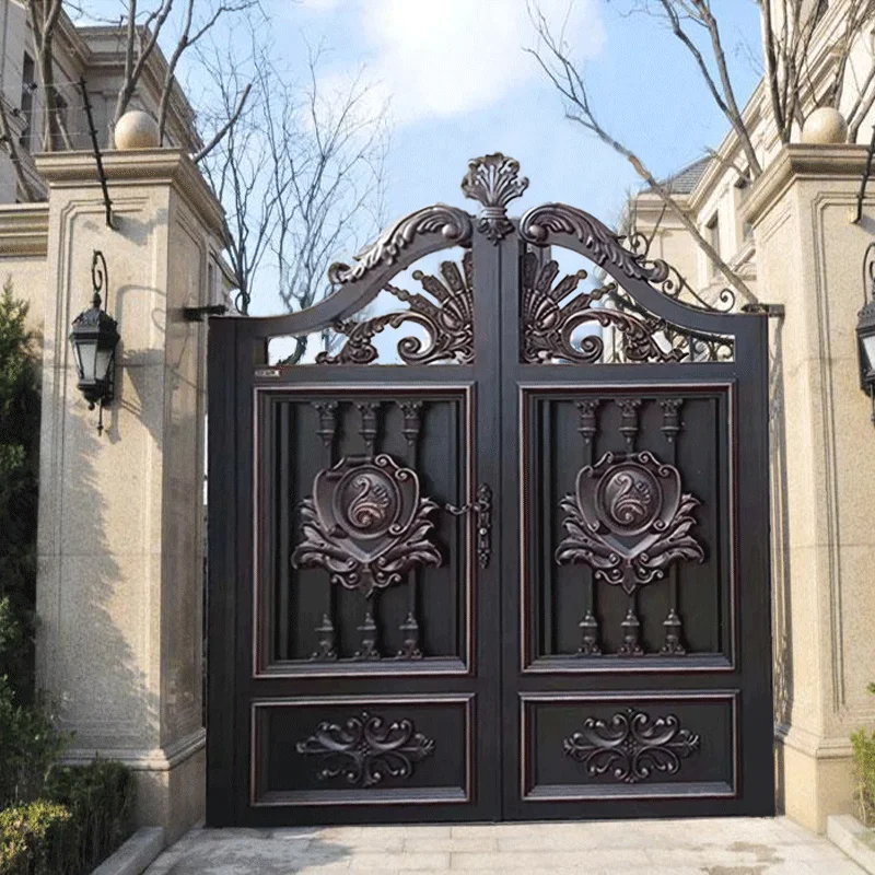 Luxury Aluminum Villas Sliding Gate Metal Gates Main Gate