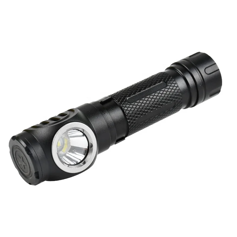 Led Handheld Type-C USB 18650 Rechargeable Led 10W Flashlights, Emergency Waterproof Mini Portable LED Torch Lights With Clip