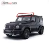 2019y G class W464 B style carbon fiber material roof spoiler for w464 G63 G65 G500 G550 G350 front wing with LED running lights