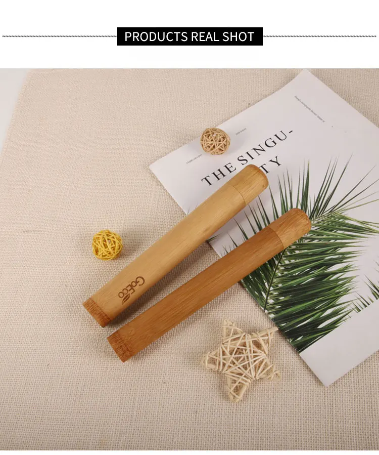 2_01.jpg OF Customized Eco-friendly Biodegradable Nature Bamboo Toothbrush Tube