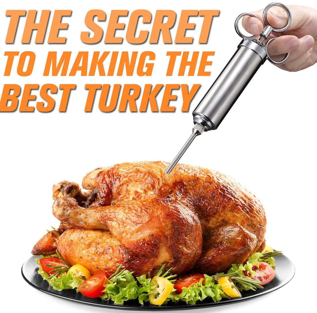 meat marinade injector