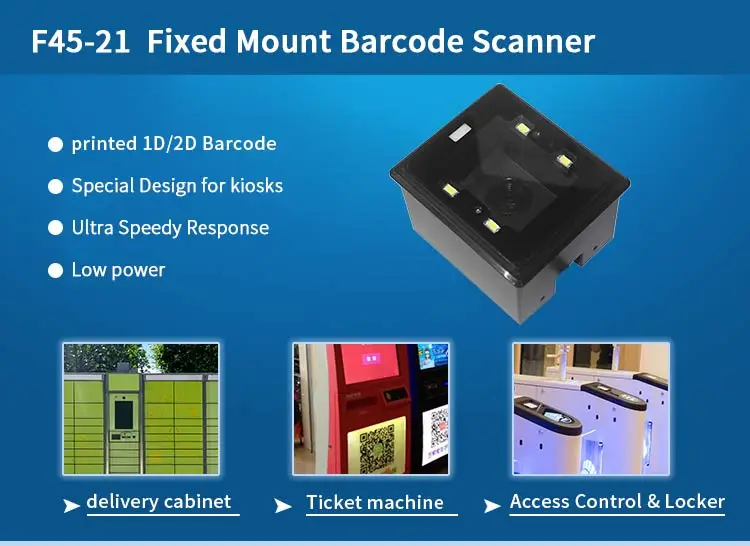 F45-21 New portable 2D desktop auto-sensing supermarket scanner qr code reader barcode scanning modu(圖6)