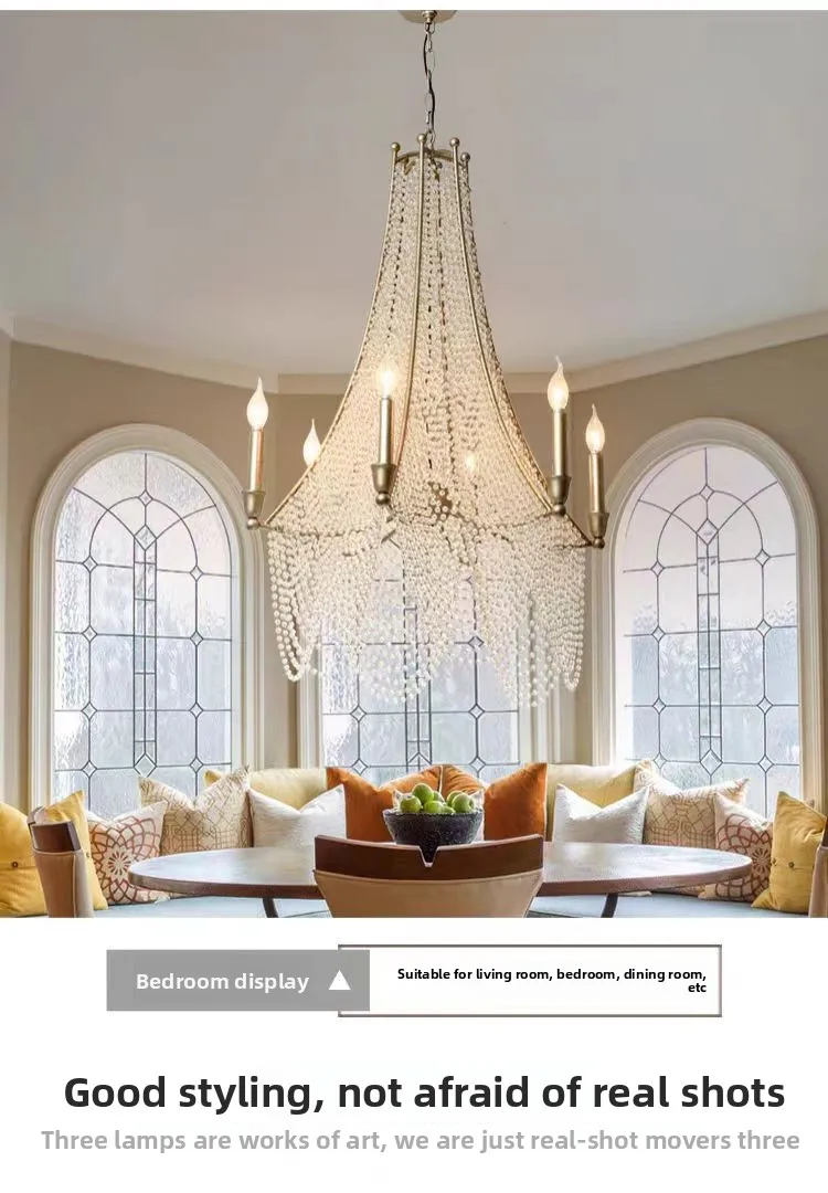product high quality living room modern luxury lights lighting chandeliers ceiling luxury crystal beads chandeliers pendant lights-4
