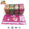 Hot - selling packaged fruit - flavored pop candy in a self - adhesive bag that can be hung