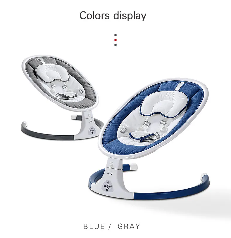 2019 New Remote Control Baby Electric Bouncer With Blue Tooth Usb