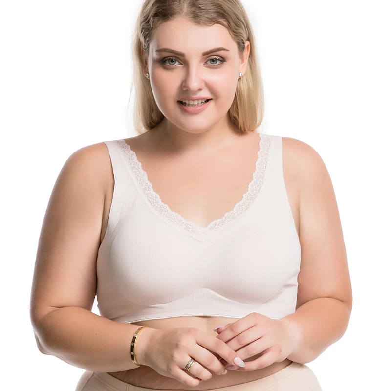 high quality mature lady big boob ice silk tube top bra