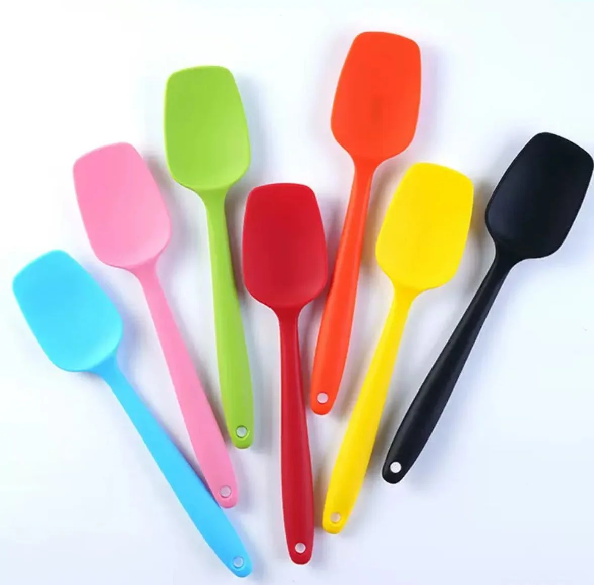 Eco-Friendly Silicone Kitchen Cake Spatula Tableware Cooking Tool Packaged Set with Knife in Bag for Dinnerware Use factory