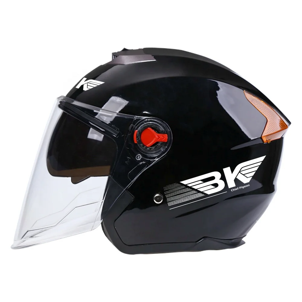 New Arrival Fashion Adult ABS Material Motorcycle Open Face Helmet  Motorcycle Helmets Cotton Lining Half Helmet Wholesale