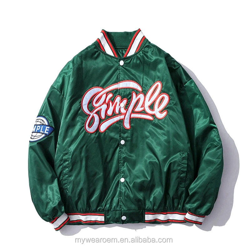 custom satin jacket