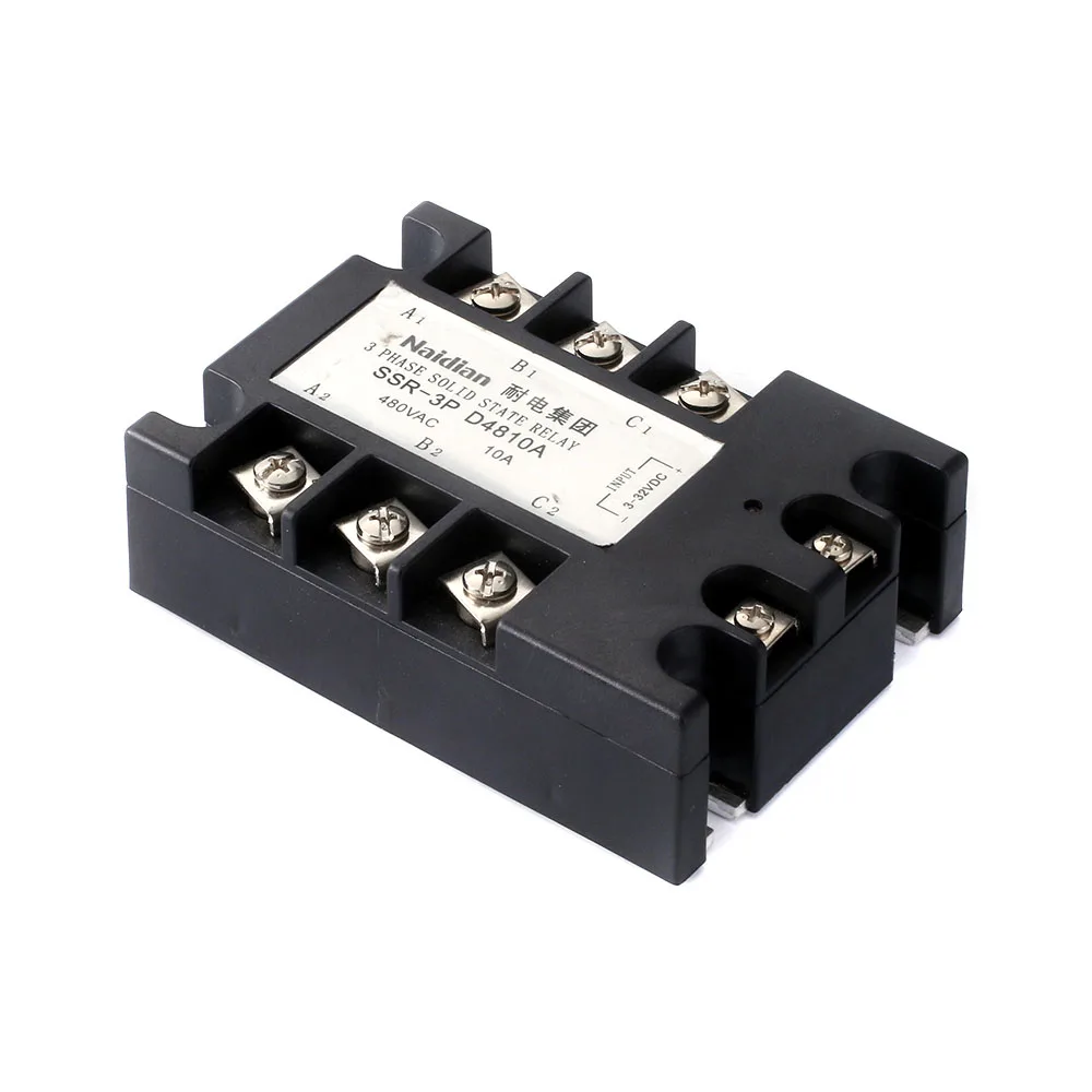 High Power Three Phase Ssr-3p D4810a Solid State Automatic Switches ...