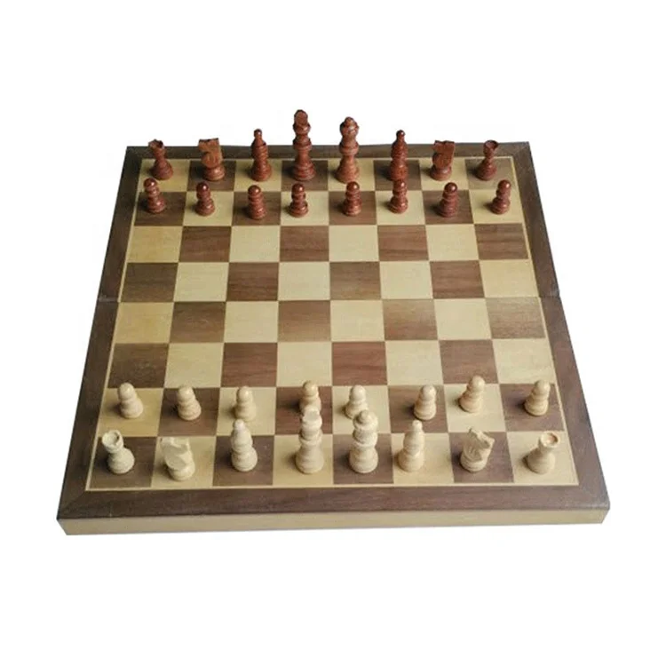 Wholesale  Wooden Toys High Quality Chess  Board Set Game