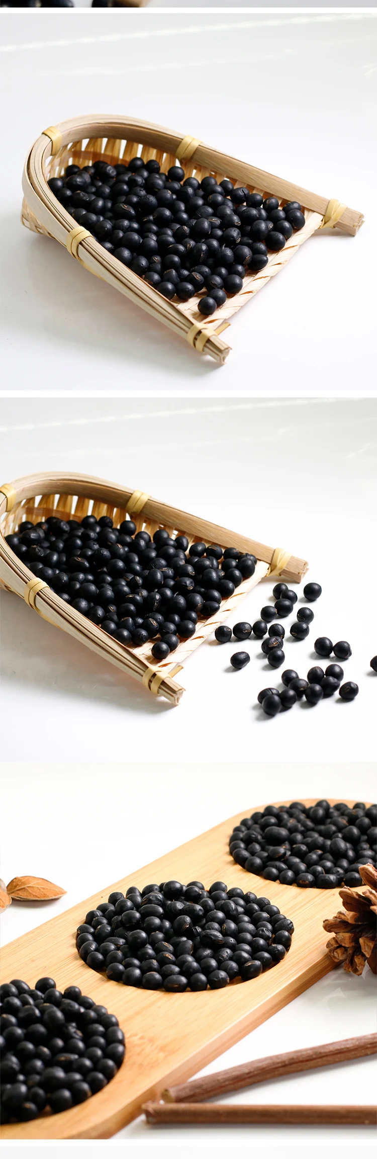 High Quality Seeds Bulk Small Black Round Bean wholesale