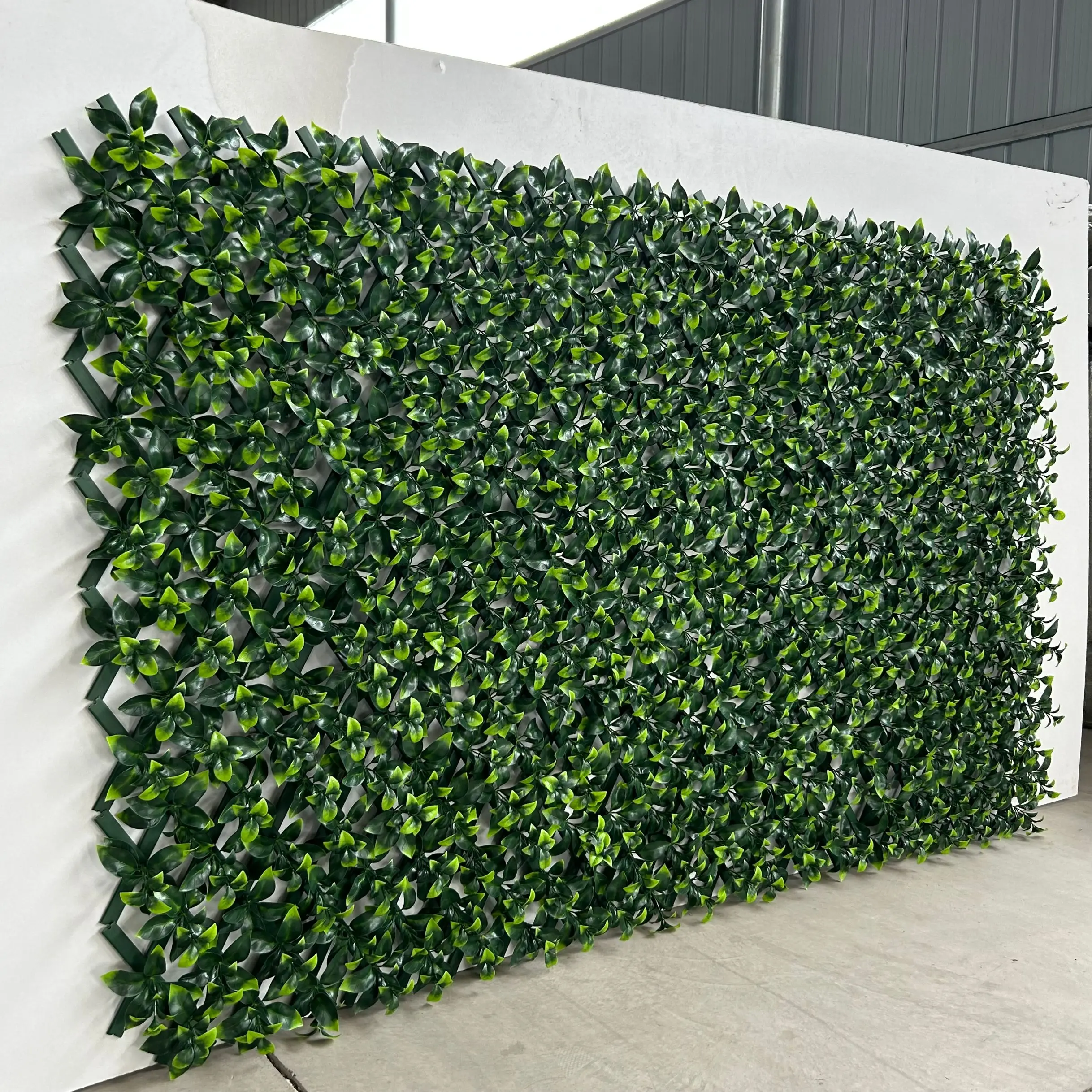 Wholesale Plastic Artificial Leaf Expandable Trellis Artificial Trellis