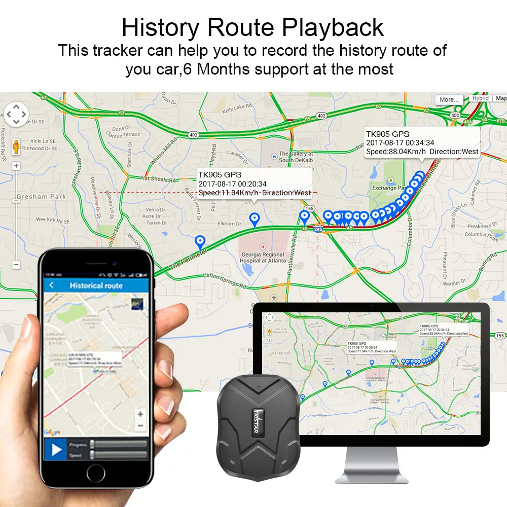 Anti Theft Car Battery Gps Tracker Tkstar Tk905 Gps Locator System