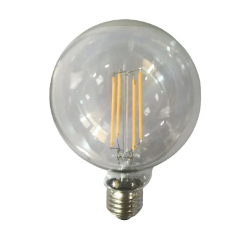 Led light 4w 5W 6.5w 8w A60 2700k E27 Led lamp Filament Bulb  Wholesale Decorative filament bulb light