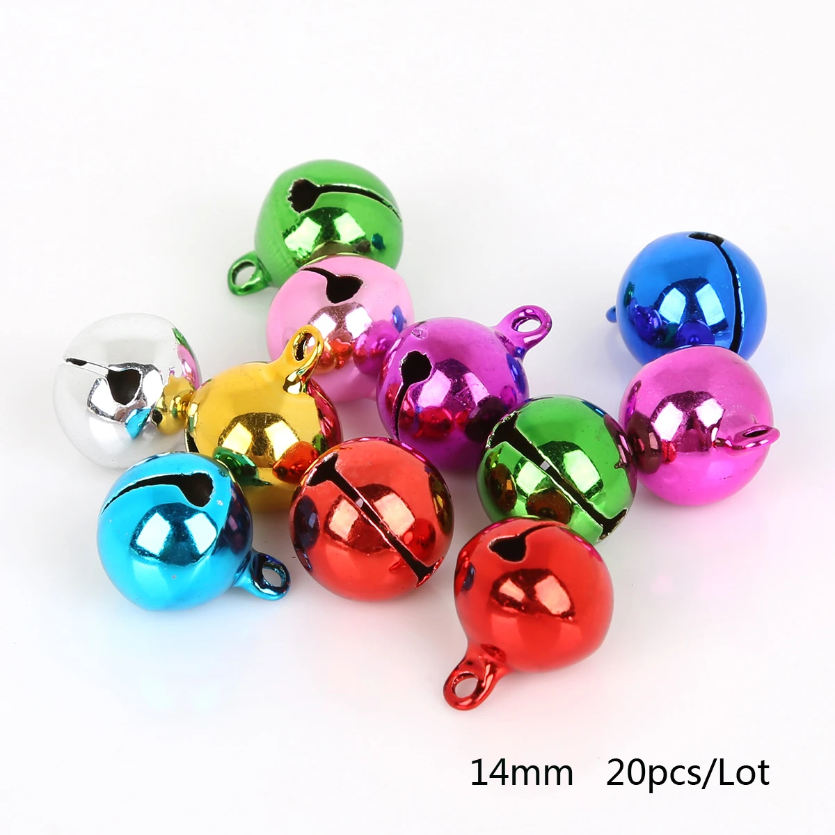 Wholesale 14mm Copper Jingle Bells Pendants For Christmas Decoration
