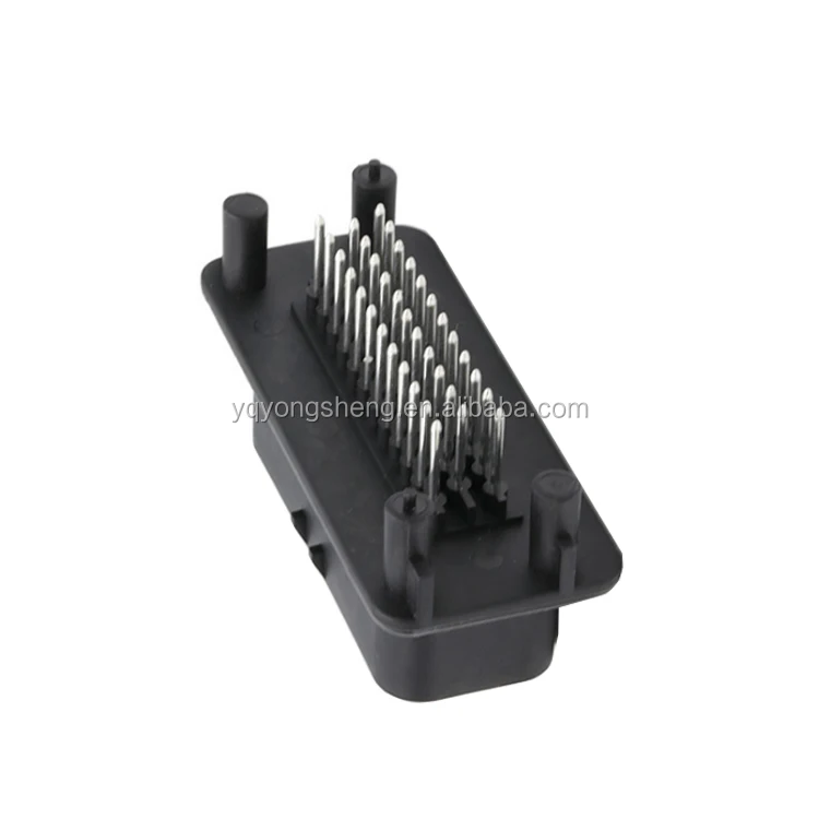 776231-1 AMPSEAL Series 35 Pin Male Black Straight Connector