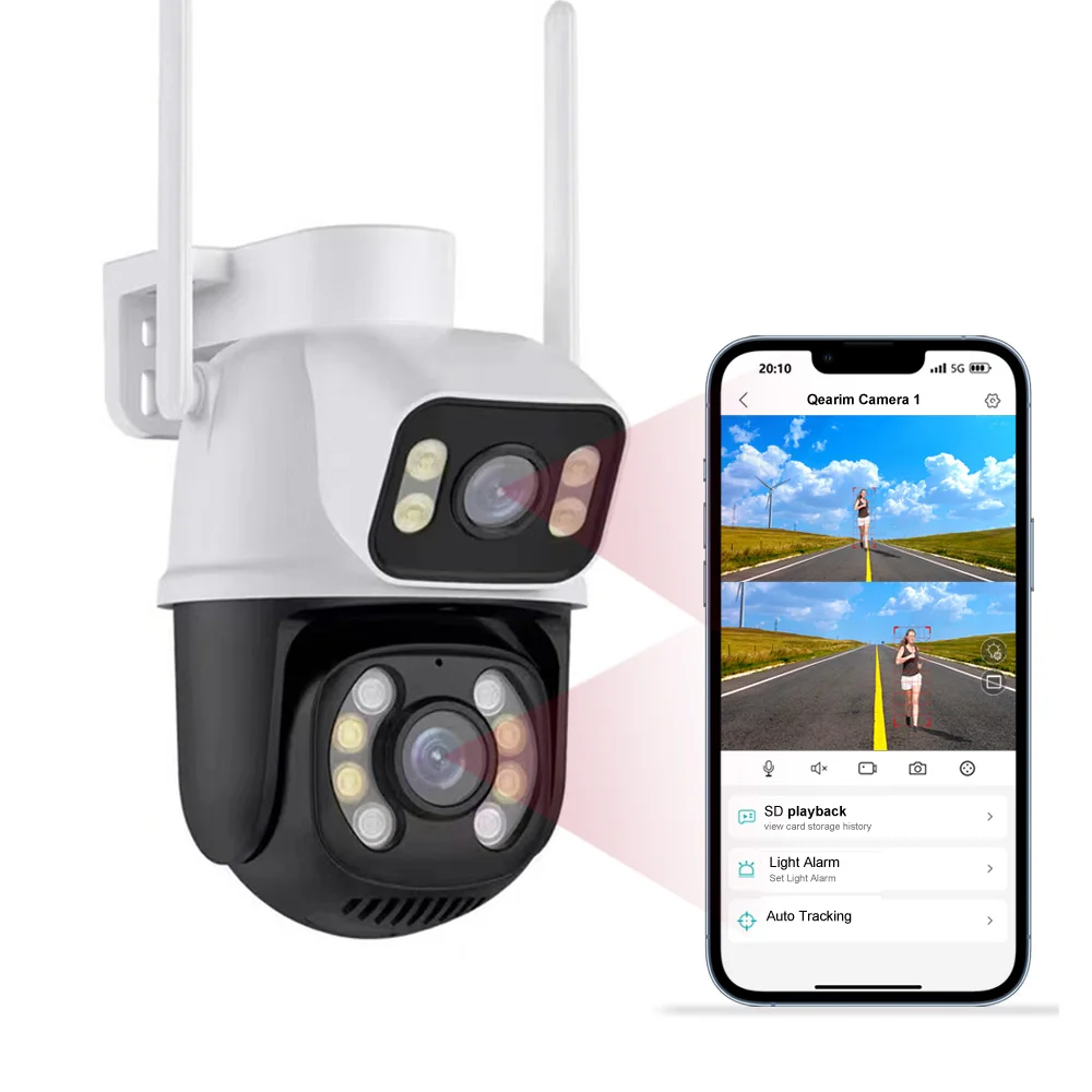 cctv camera connected to mobile phone