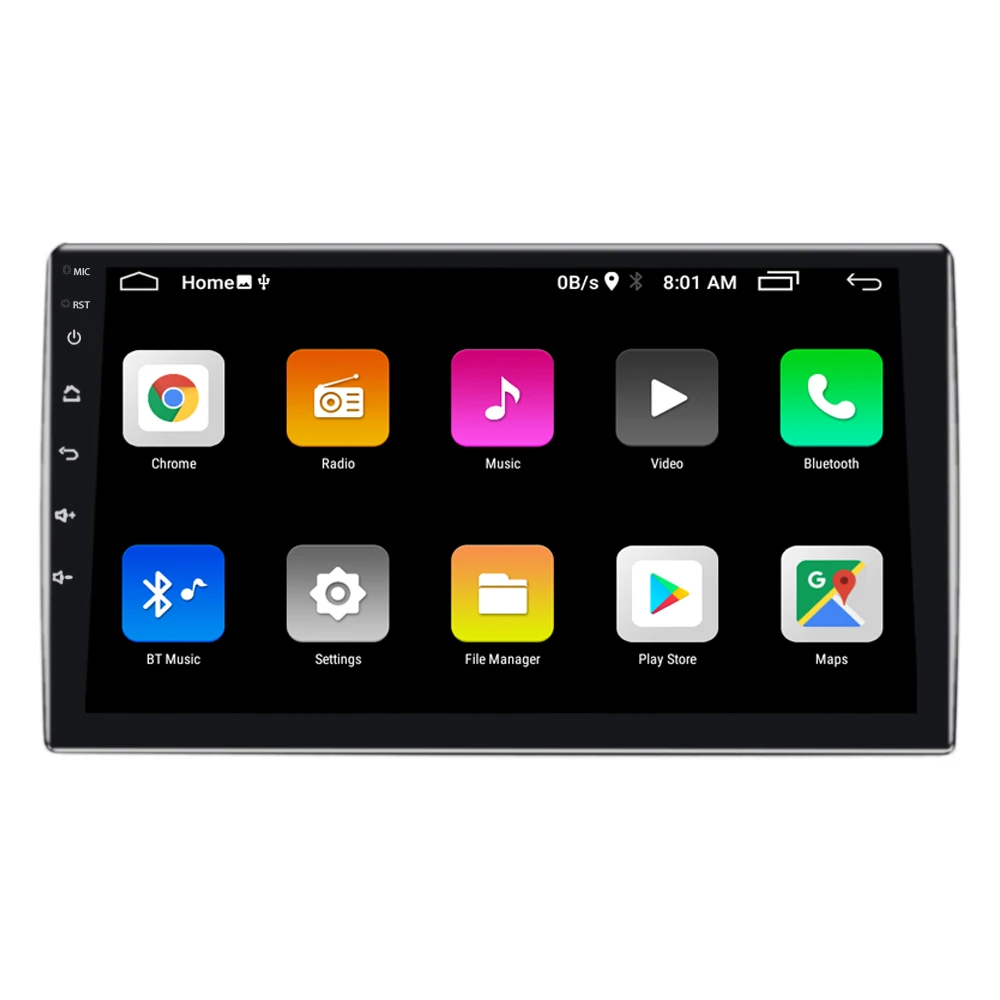 

android car audio,2 Pieces, Black
