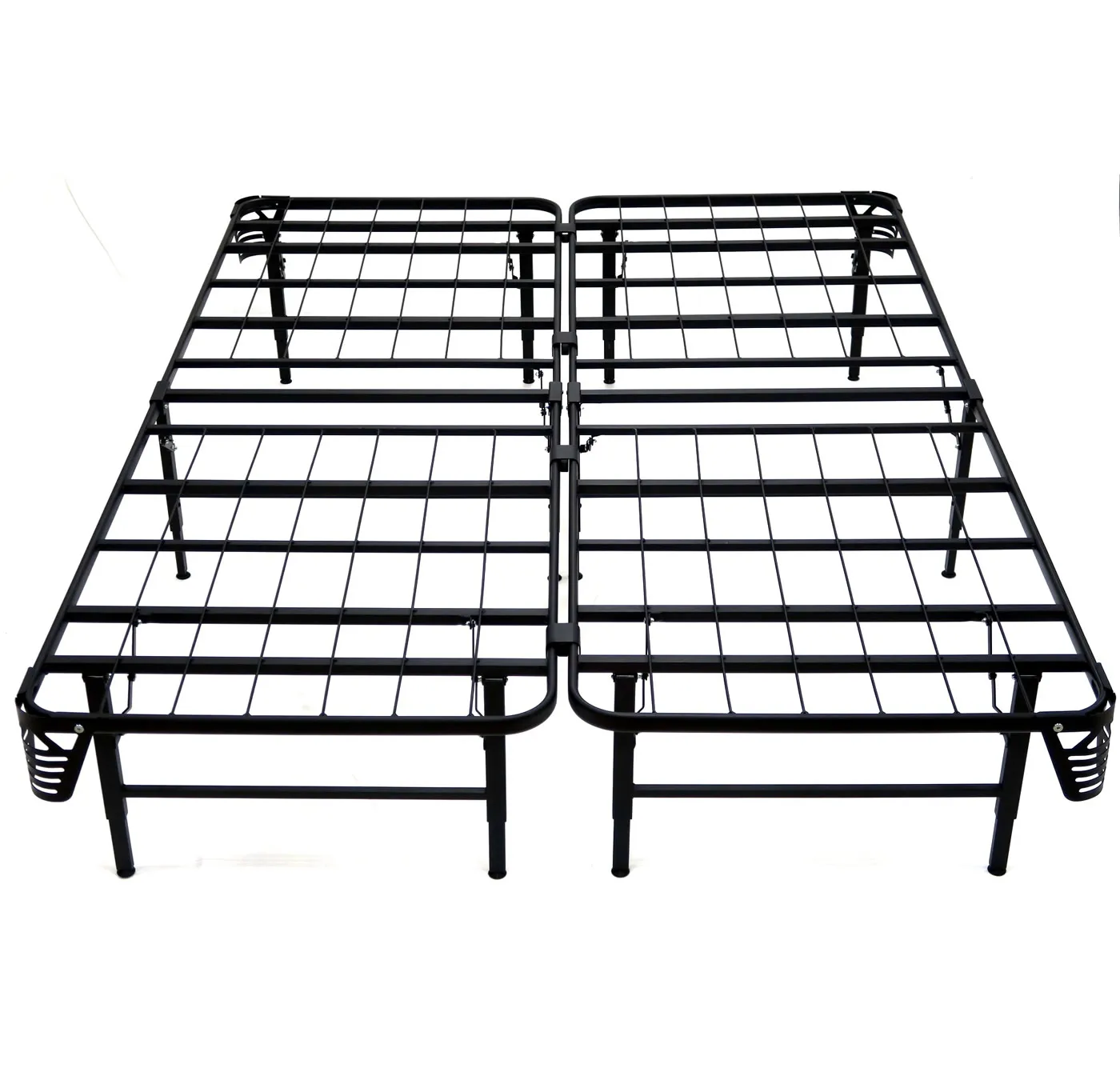 
Easy To be Assembled Smart Platform Queen Metal Bed Frame Mattress Foundation 14 inches 