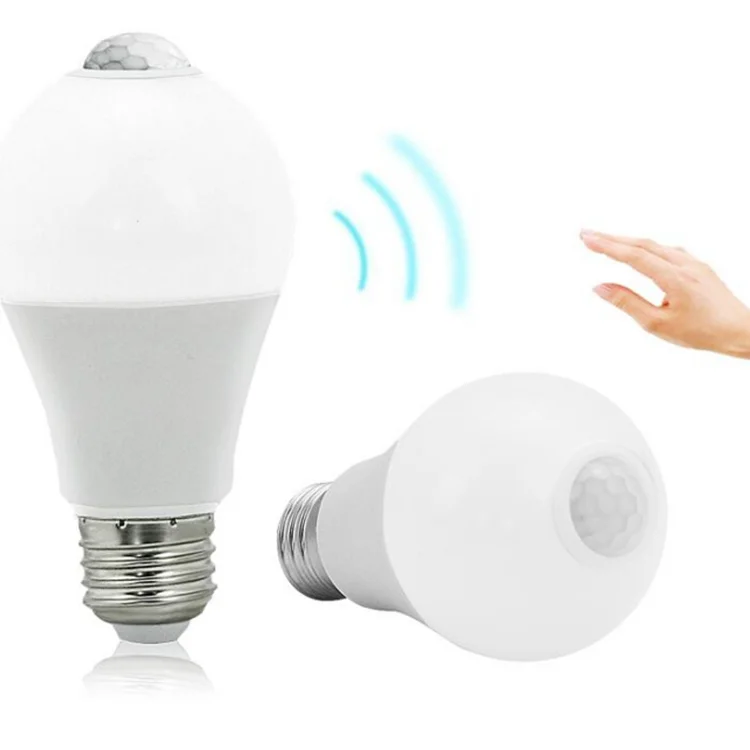 5w led cool daylight white standard light bulb e26 dusk to down led light bulb led light intelligent bulb