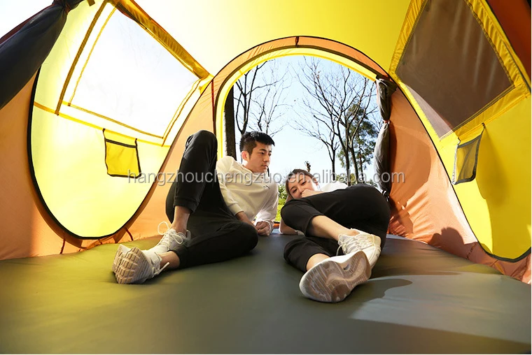 Hot selling CZX-400 Pop Up 2 Person Camping tent come with pegs+wind ropes+carry bag+logo printing,2 Person Pop Up tent