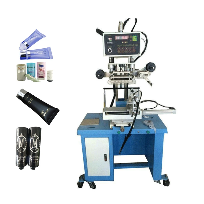 Lc High Pressure Cylinder Hot Foil Stamping Machine For Cosmetic Jar