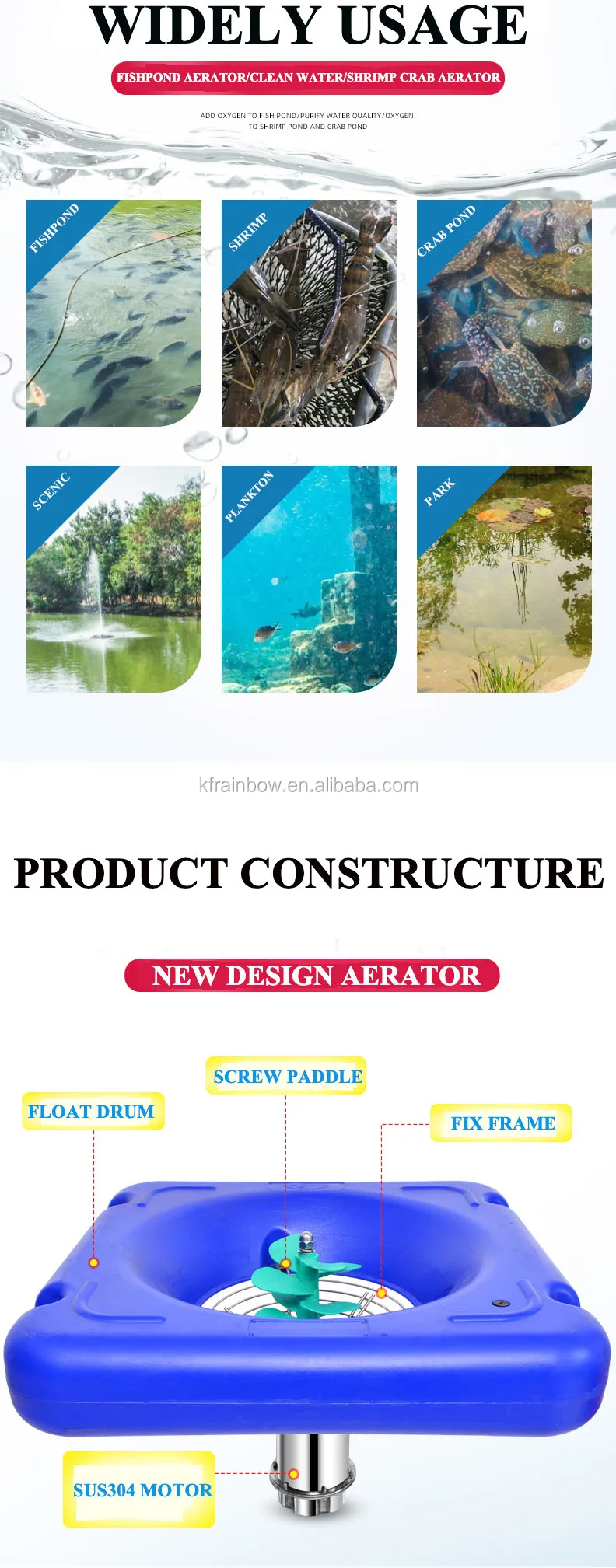 Automatic timer floating pump aerator aquarium pond aerator electric water pump aerator for fish farming