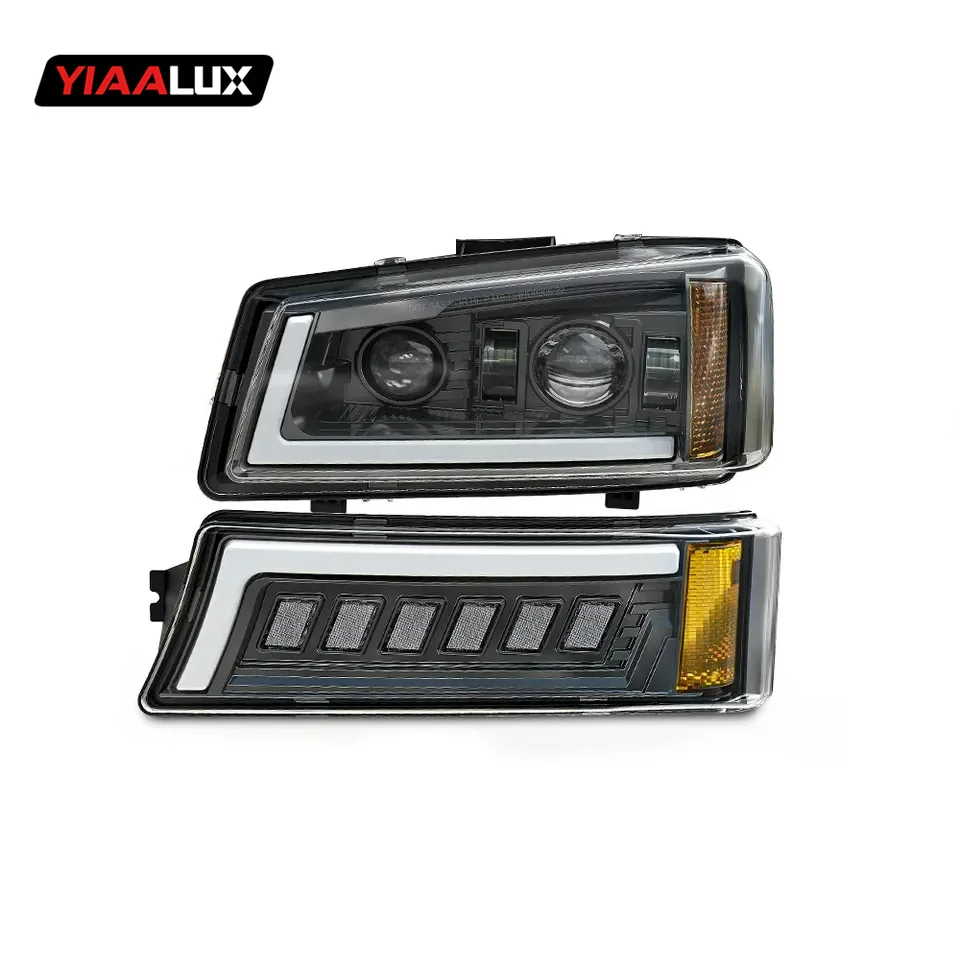 For 2003-2006 Chevy Silverado 1500 Accessories 2500 3500 HD Turn signals DRL Led Headlights for 03-06 Chevrolet Avalanche factory