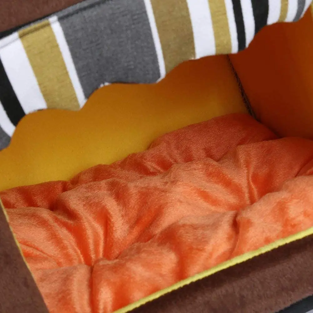 Little Live Houses For Dogs Indoor Cleaner Heated Dog Cat Plush Pet House Dog Tent