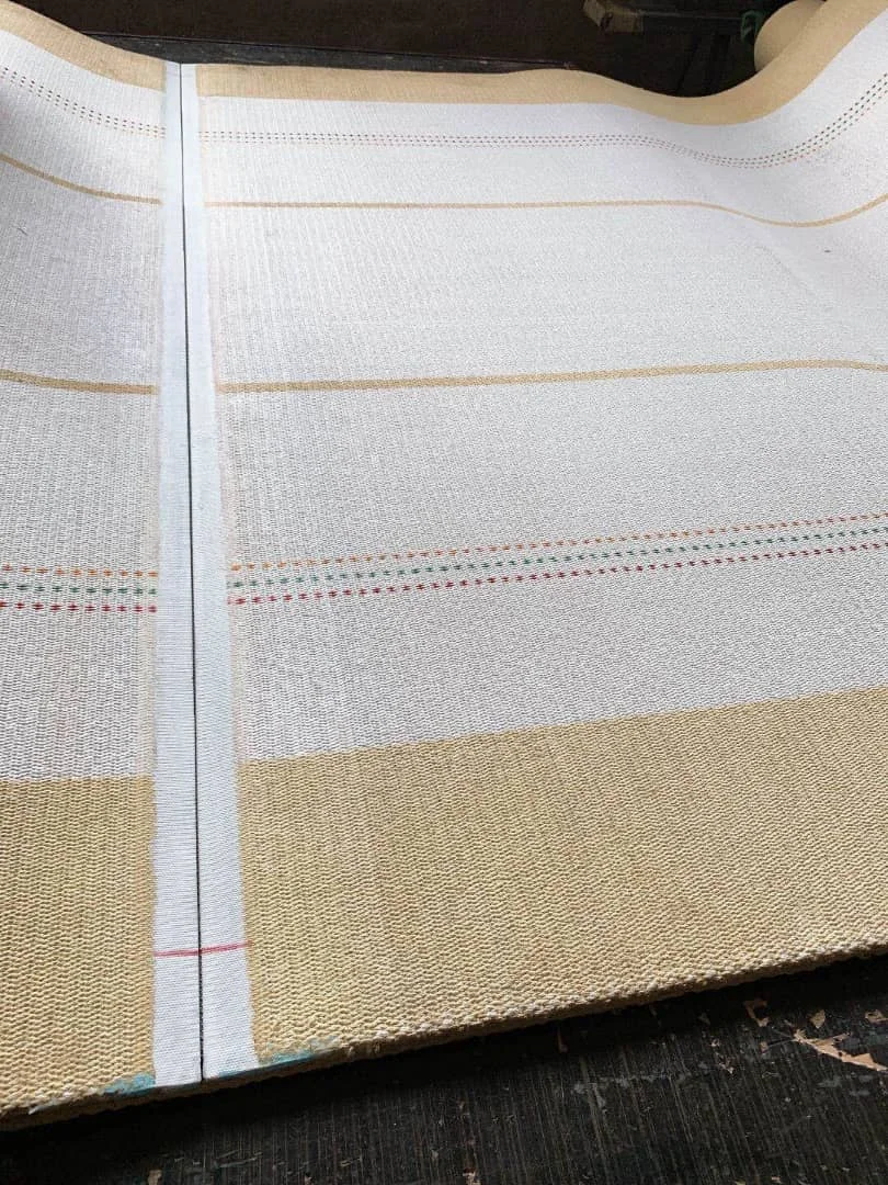 Gurt der hohen Qualität Baumwollfür gewölbte Linie Pappe des doppelten Plandrehers