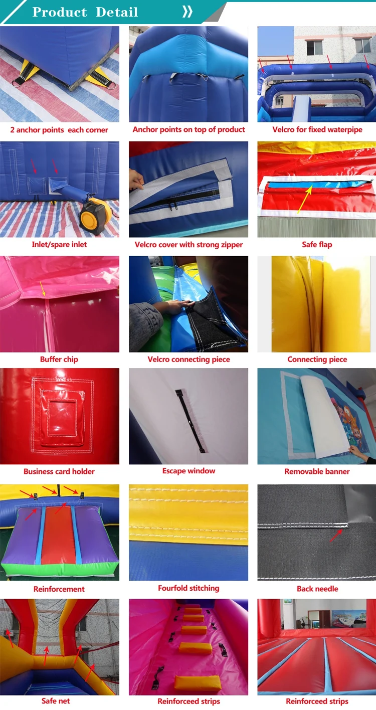 Inflatable Water Park Water Playground Inflatable Air Water Park With