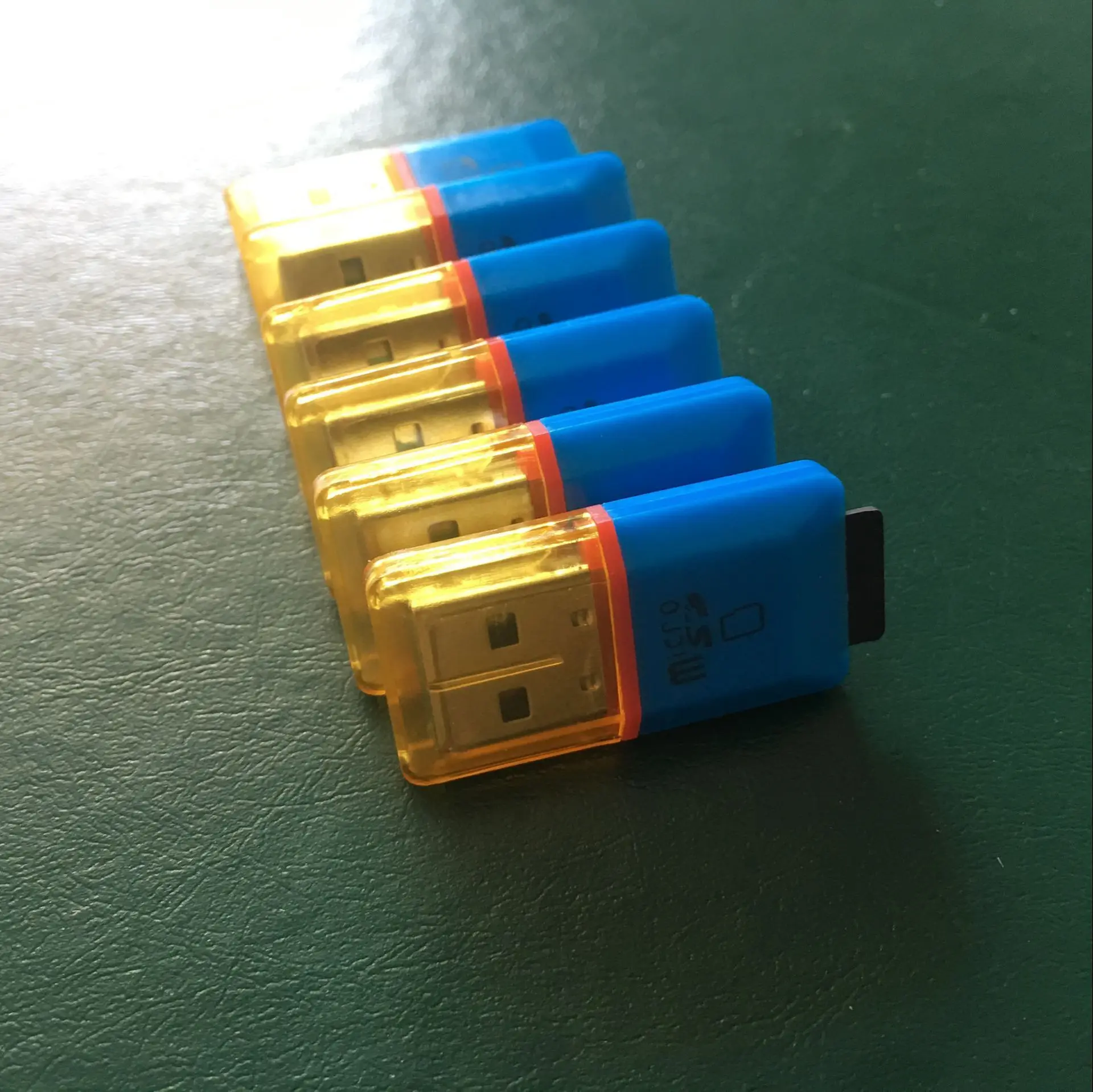 Portable Mini Diamond USB 2.0 Hi-Speed Micro SD SDHC TF Card Reader Random Color - ANKUX.COM
