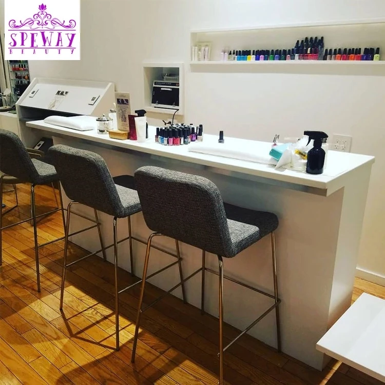 Station De Pédicure Double,Meuble Pour Manucure Et Pédicure,Chaise