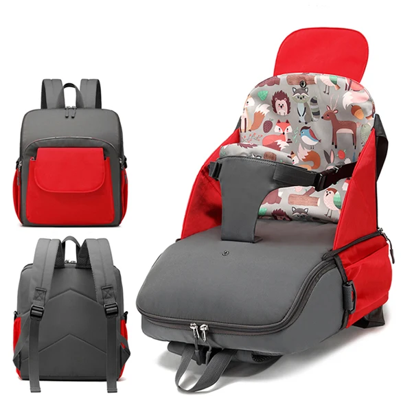 Travel Booster Seat Backpack Diaper Bag For Your Toddler Baby Booster
