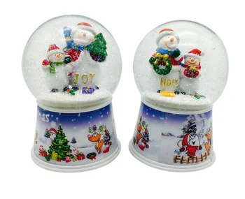 En Gros Verre Dôme Scintillant Antique Neige Musicale De Noël Avec Base En Plastique Buy Boule à Neige De Noëlboule à Neige Antiqueboule à Neige