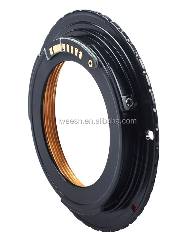 M42-EOS Electronic Chip 3 AF Confirm M42 Len to EOS Camera Adapter Ring UK 