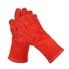 Leather Welding Gloves Cow Split Leather Cuff Safety Work