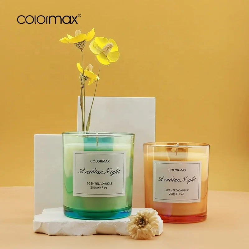 Custom 8 Oz 10 Oz 14 Oz Luxury Empty Container Matte Glass Candle Jar