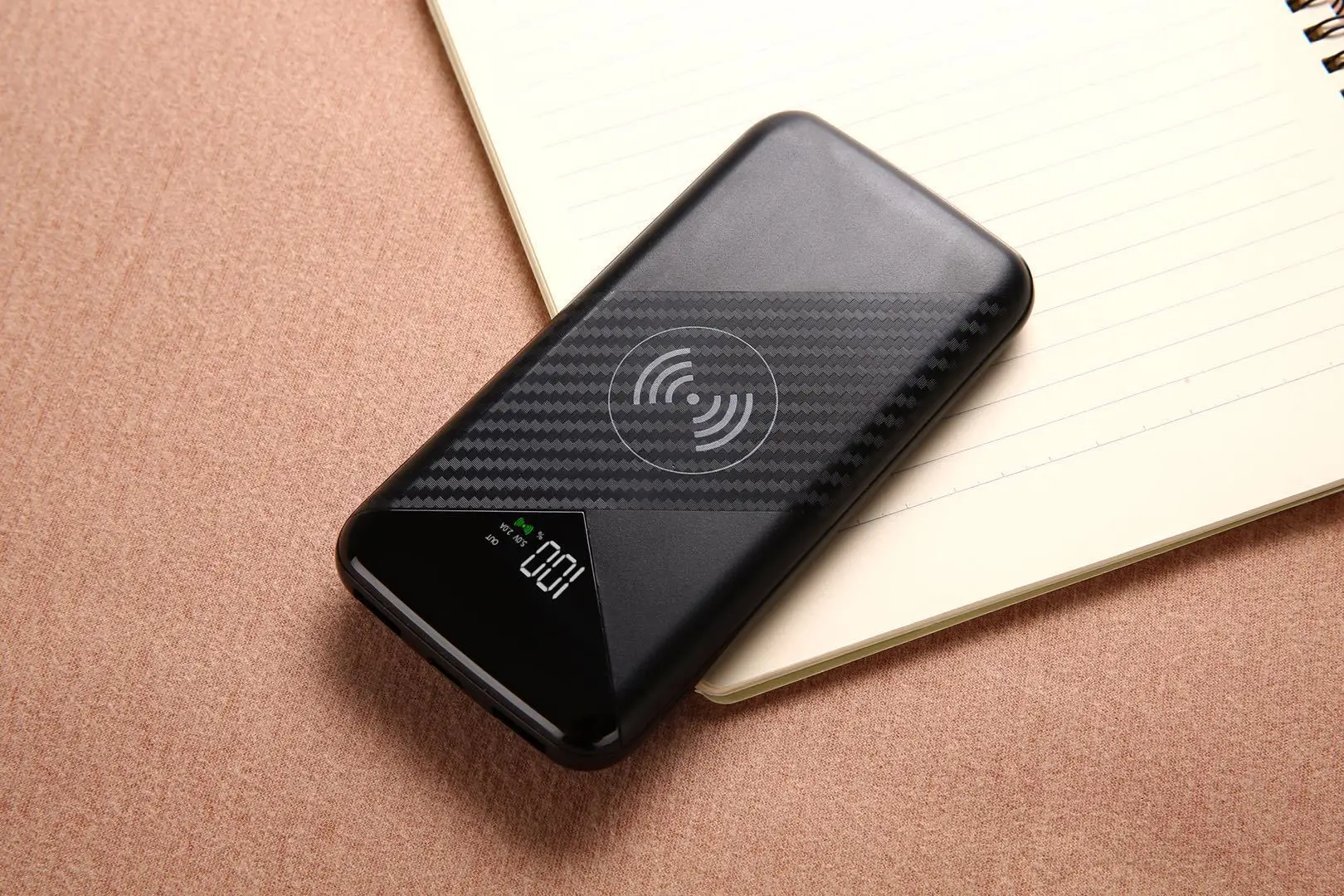 10000 mah Power Bank External Battery Bank Built-in Wireless Charger Powerbank Portable QI Wireless Charger for Samsung - ANKUX.COM