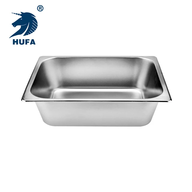 1/2 10cm American Style Gn Pan Kitchen Equipment and Restaurant Buffet Food Container Stainless Steel Gastronorm Gn Pan