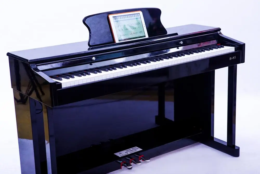 Eletronic Digital 88 Keys Hammer Action Keyboard 81midi Upright Digital