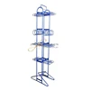 Custom Logo Water Bottle Shaped Metal Floor Display Stand For Beverage