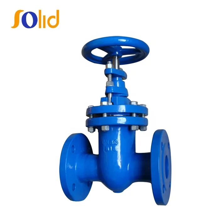 DIN3352 F4 DI (GGG40/GGG50) Double Flanged End Metal Seal Gate Valve